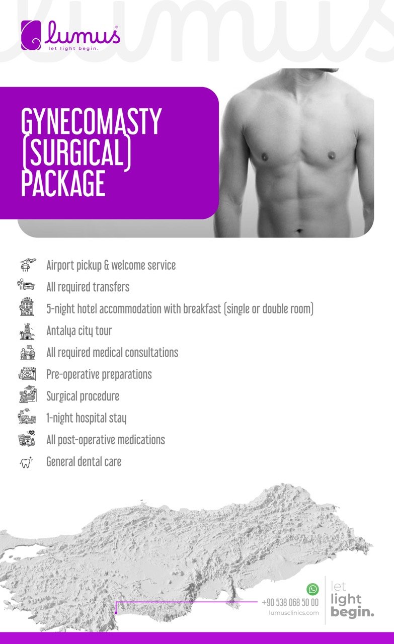 Büyük GYNECOMASTY SURGICAL PACKAGE kopya