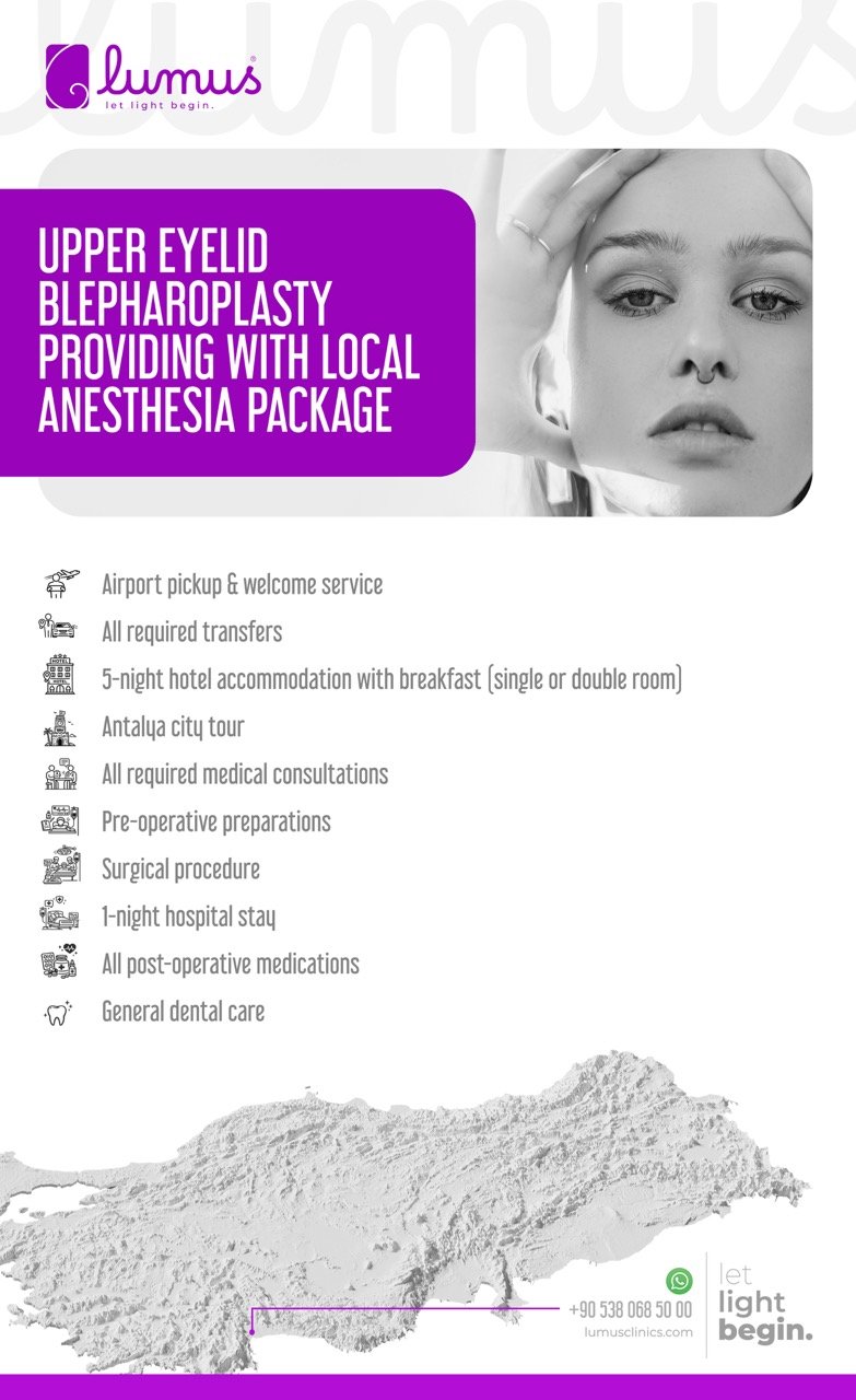 Büyük UPPER EYELID CLEPHAROPLASTY PACKAGE kopya
